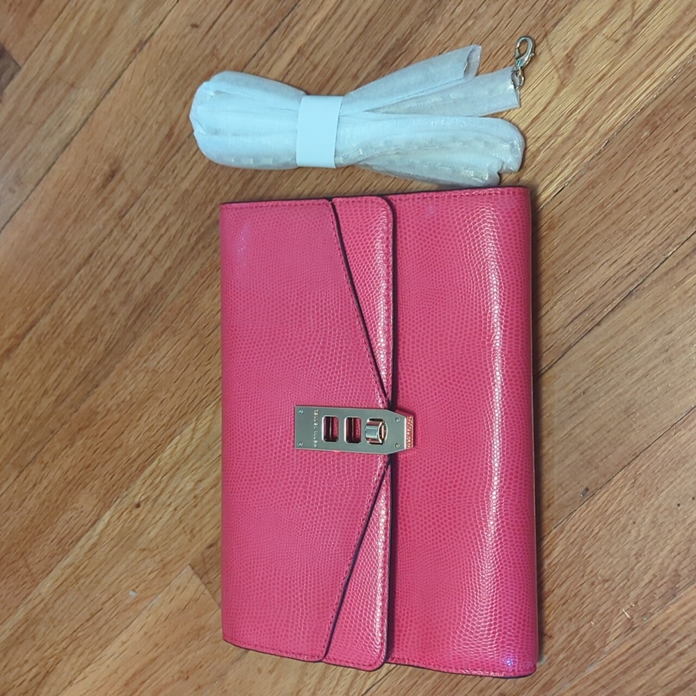 Henri Bendel The Uptown Woc Shoulder Purse in pink - Picture 2 of 7